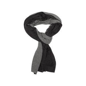 Navy / Grey Cotton / Cashmere / Cotton Scarf - MAJESTIC FILATURES