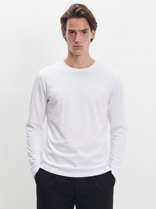 Camiseta de algodón orgánico y elastano - MAJESTIC FILATURES