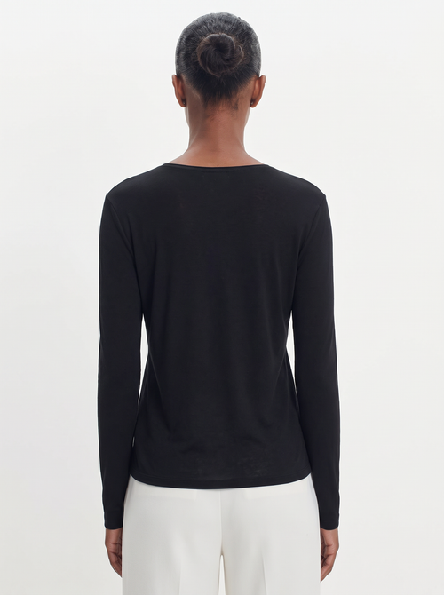 T-Shirt aus baumwolle und kaschmir - MAJESTIC FILATURES