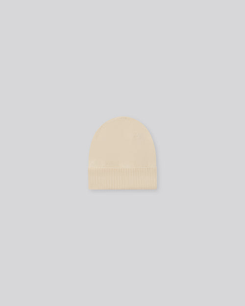 White Raccon wool / Polyamide beanie - MAJESTIC FILATURES