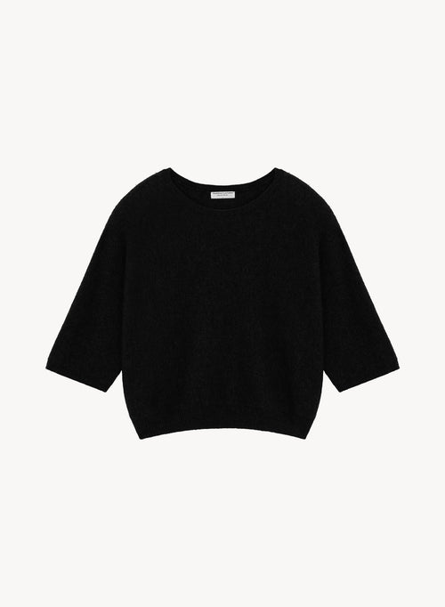 Raccoon and polyamide sweater - MAJESTIC FILATURES