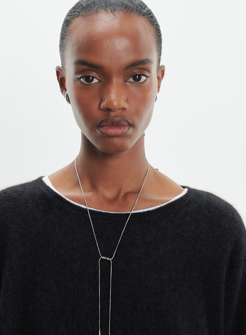 Raccoon and polyamide sweater - MAJESTIC FILATURES