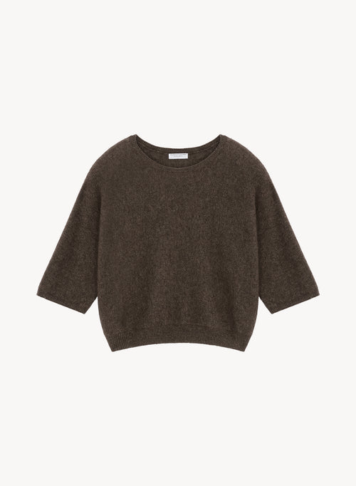 Pullover aus waschbärwolle und polyamid - MAJESTIC FILATURES