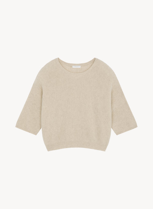 Pullover aus waschbärwolle und polyamid - MAJESTIC FILATURES