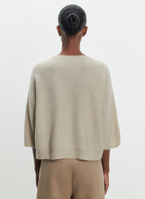 Pullover aus waschbärwolle und polyamid - MAJESTIC FILATURES