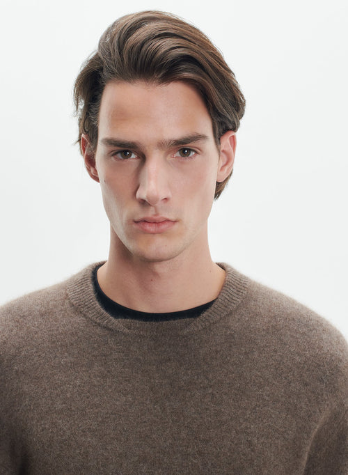 Sweater in raccoon and polyamide  - MAJESTIC FILATURES