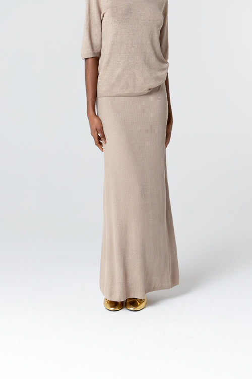 Falda Désert en lino - MAJESTIC FILATURES