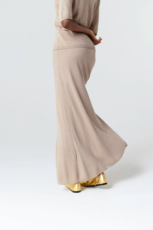 Falda Désert en lino - MAJESTIC FILATURES
