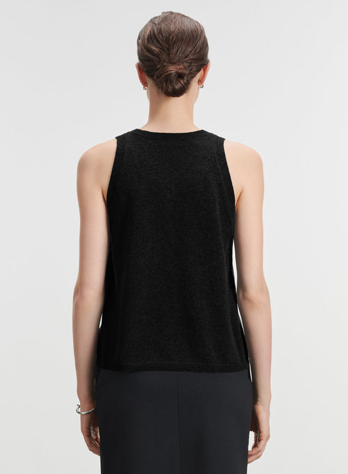 Tank top in cashmere  - MAJESTIC FILATURES