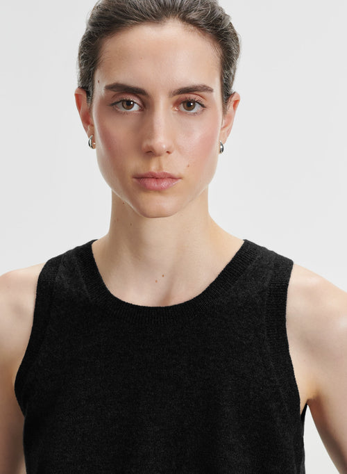 Tank top in cashmere  - MAJESTIC FILATURES