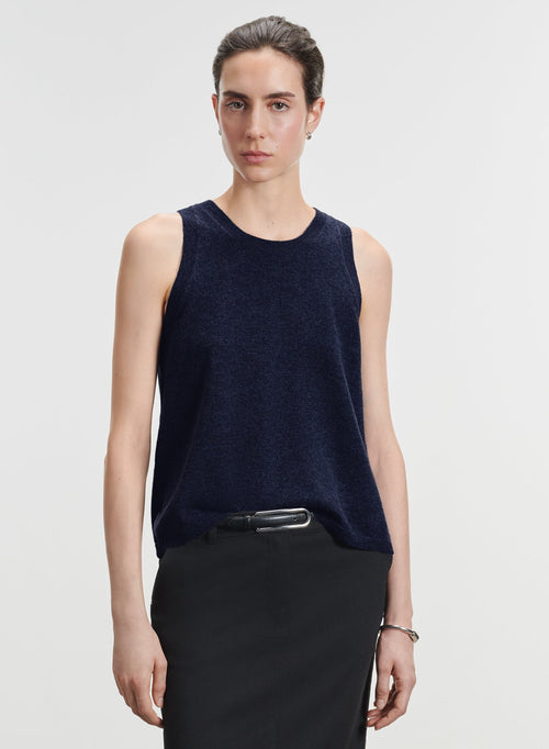 Cashmere tank top - MAJESTIC FILATURES
