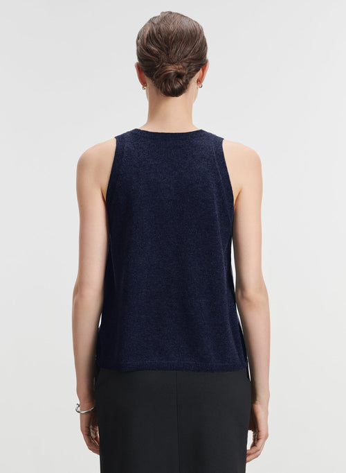 Tank top in cashmere  - MAJESTIC FILATURES