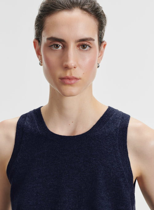 Tank top in cashmere  - MAJESTIC FILATURES