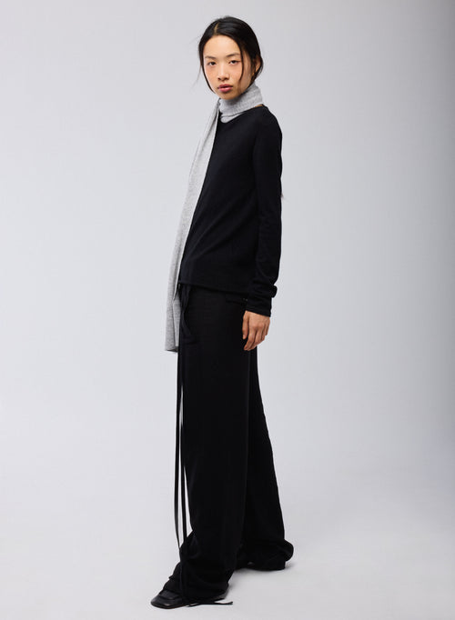 Echarpe Grise en Cachemire - MAJESTIC FILATURES