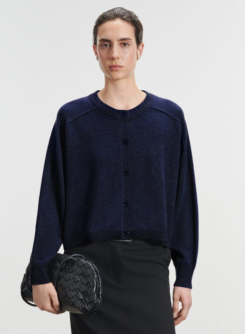 Cashmere cardigan - MAJESTIC FILATURES