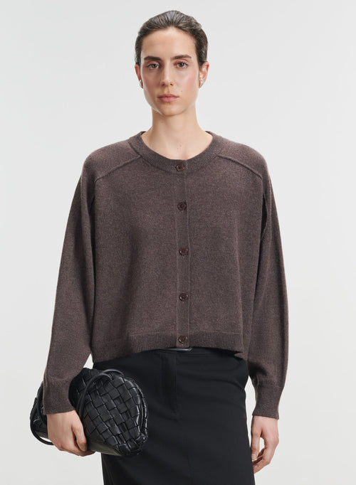 Cashmere cardigan - MAJESTIC FILATURES
