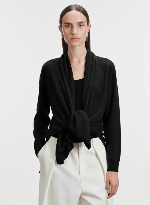 Cashmere cardigan - MAJESTIC FILATURES