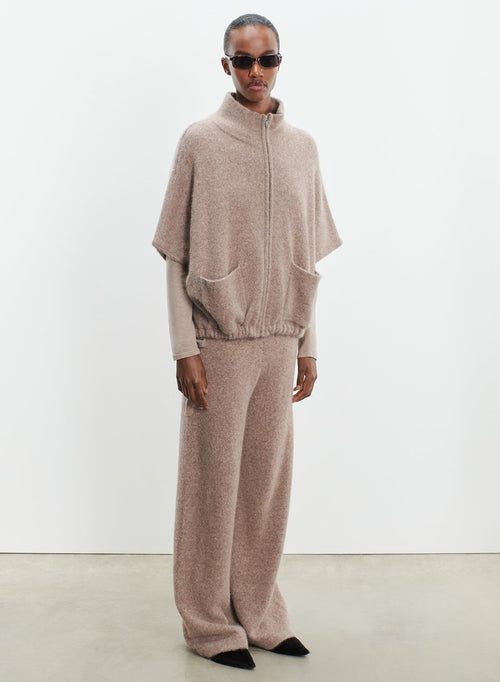 Poncho de alpaca, poliamida y elastano - MAJESTIC FILATURES
