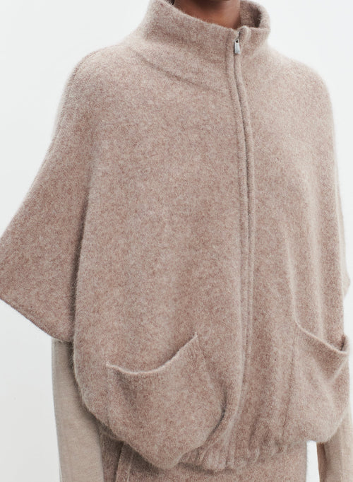 Poncho de alpaca, poliamida y elastano - MAJESTIC FILATURES
