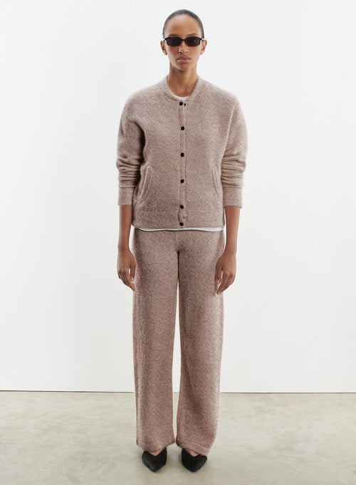 Pants in alpaca, polyamide and elastane - MAJESTIC FILATURES