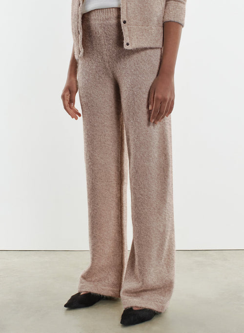 Pants in alpaca, polyamide and elastane - MAJESTIC FILATURES