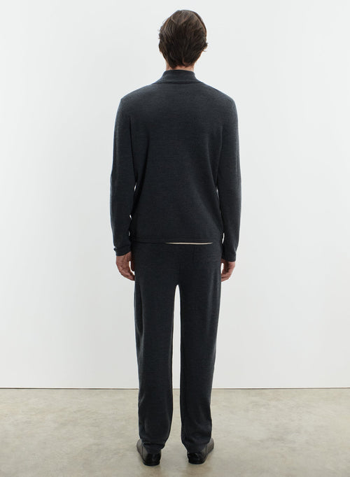 Merino wool and elastane pants - MAJESTIC FILATURES