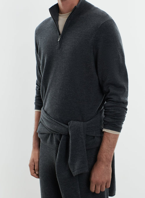 Pullover aus merinowolle und elasthan - MAJESTIC FILATURES