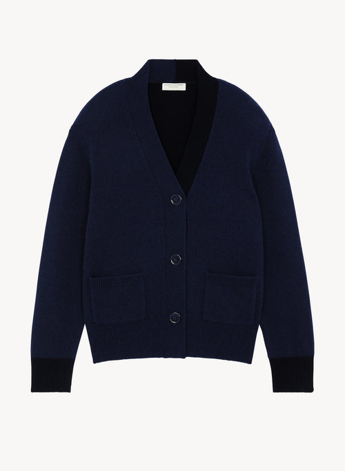 Cardigan in wool and cashmere - MAJESTIC FILATURES