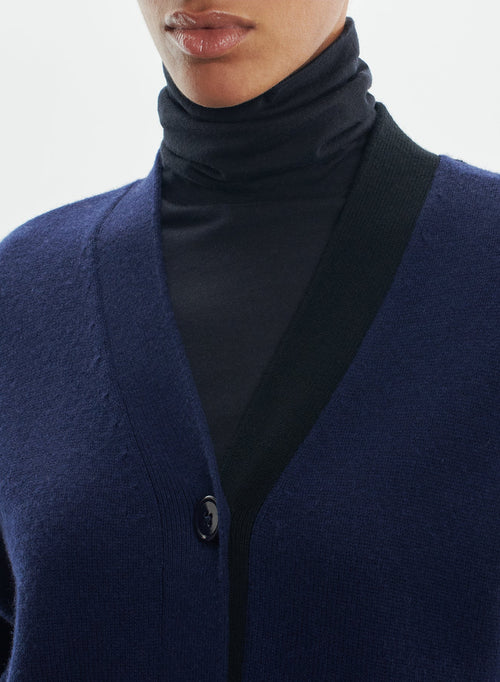 Cardigan in wool and cashmere - MAJESTIC FILATURES
