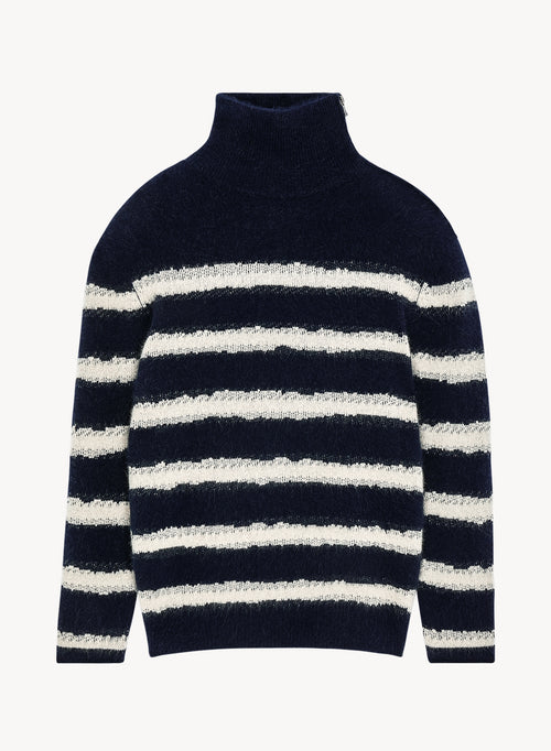 Pull en laine, fox et polyamide - MAJESTIC FILATURES
