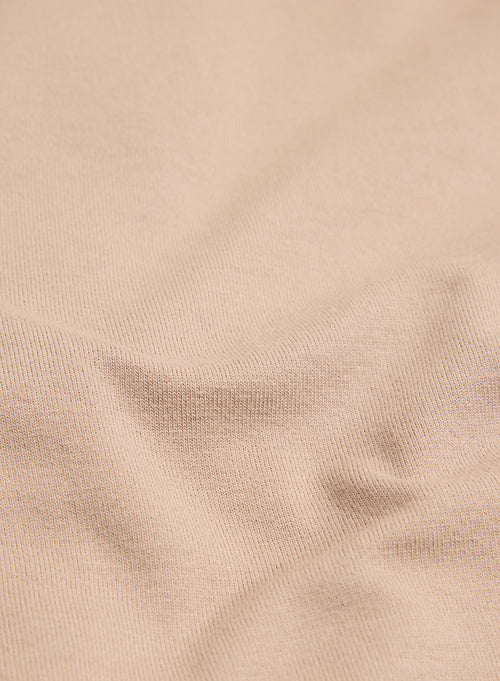 Chemise Beige Manches 3/4 - MAJESTIC FILATURES