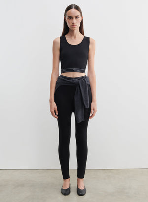 Tanktop aus viskose und elasthan