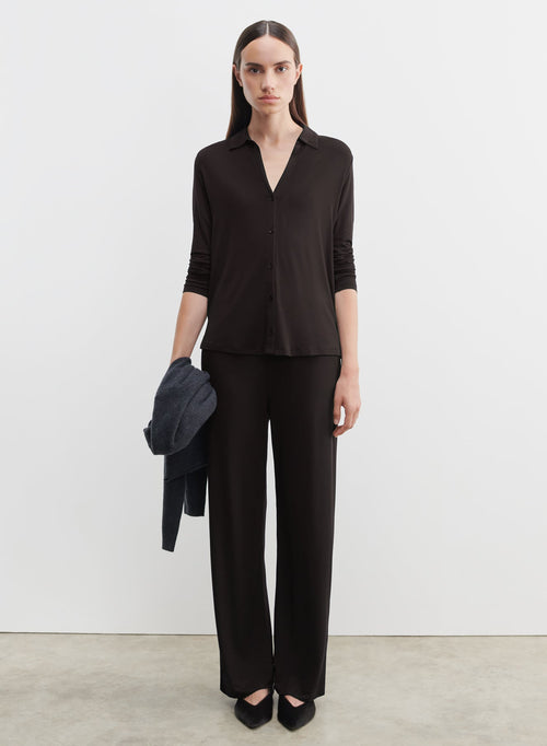 Pantalones de viscosa y elastano - MAJESTIC FILATURES