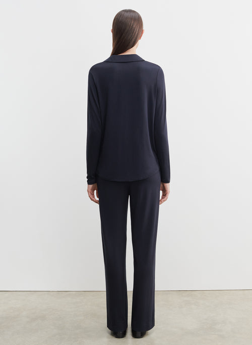 Pantalones de viscosa y elastano - MAJESTIC FILATURES