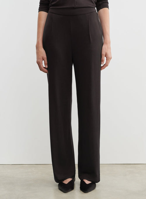 Pantalón de viscosa y elastano - MAJESTIC FILATURES