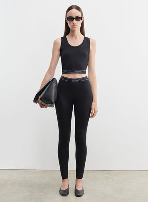 Leggings aus viskose und elasthan
