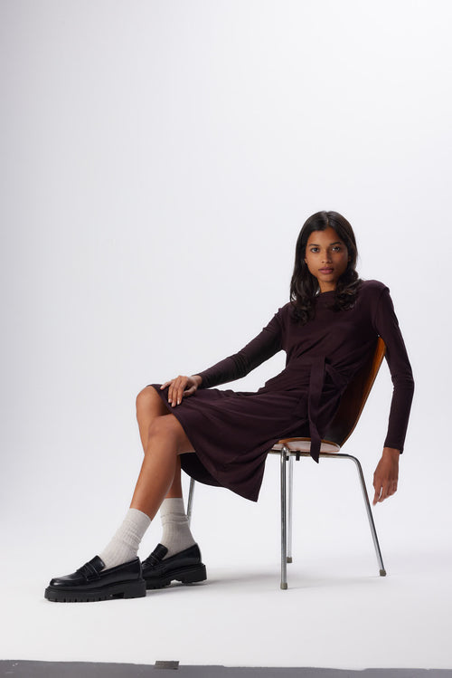 Moccha V-Neck Long Sleeve Wool/Cashmere Vest - MAJESTIC FILATURES