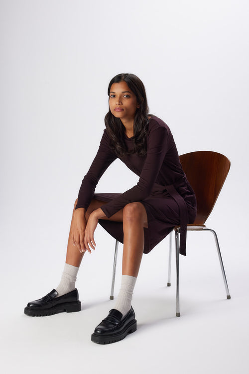 Moccha V-Neck Long Sleeve Wool/Cashmere Vest - MAJESTIC FILATURES