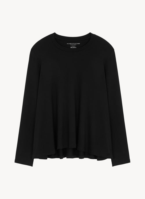 Camiseta de viscosa y elastano - MAJESTIC FILATURES