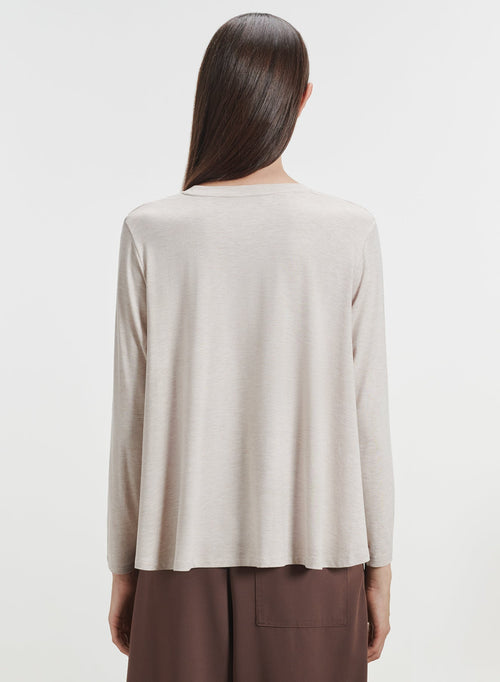 T-shirt en viscose et élasthanne - MAJESTIC FILATURES