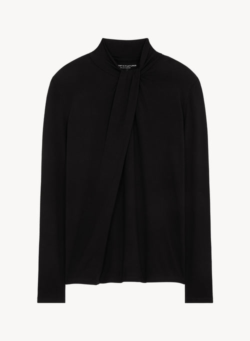 Camiseta de viscosa y elastano - MAJESTIC FILATURES