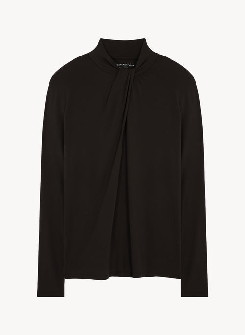 Camiseta de viscosa y elastano - MAJESTIC FILATURES