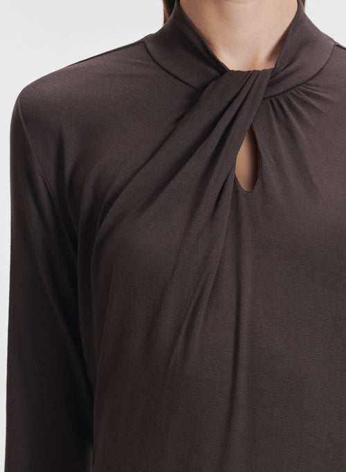 Camiseta de viscosa y elastano - MAJESTIC FILATURES