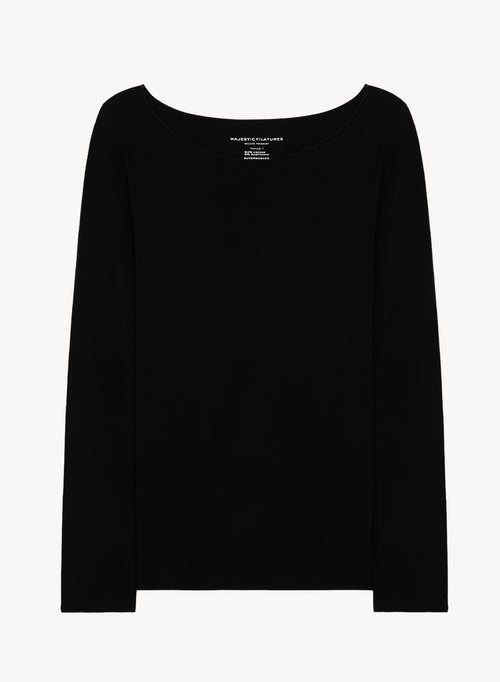 T-shirt en viscose et élasthanne - MAJESTIC FILATURES