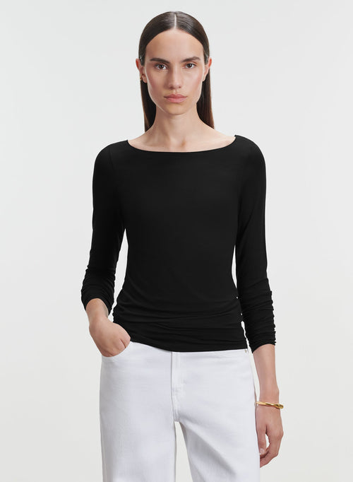 T-shirt en viscose et élasthanne - MAJESTIC FILATURES
