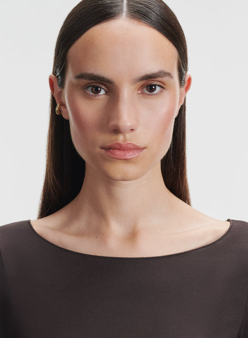 Viskose- und Elastan-T-Shirt - MAJESTIC FILATURES