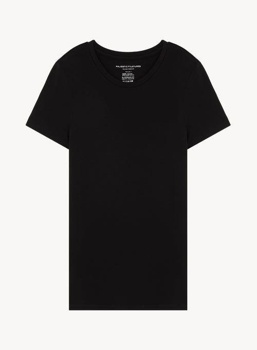 Camiseta de viscosa y elastano - MAJESTIC FILATURES
