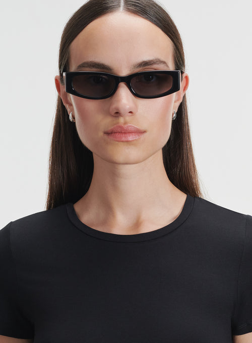 Viscose and elastane T-shirt - MAJESTIC FILATURES