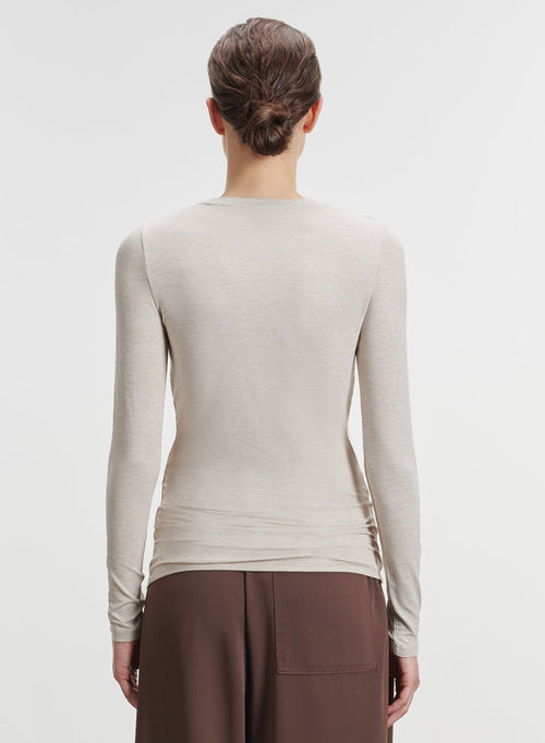 Camiseta de viscosa y elastano - MAJESTIC FILATURES
