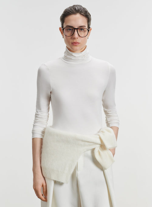 T-shirt en viscose et élasthanne - MAJESTIC FILATURES